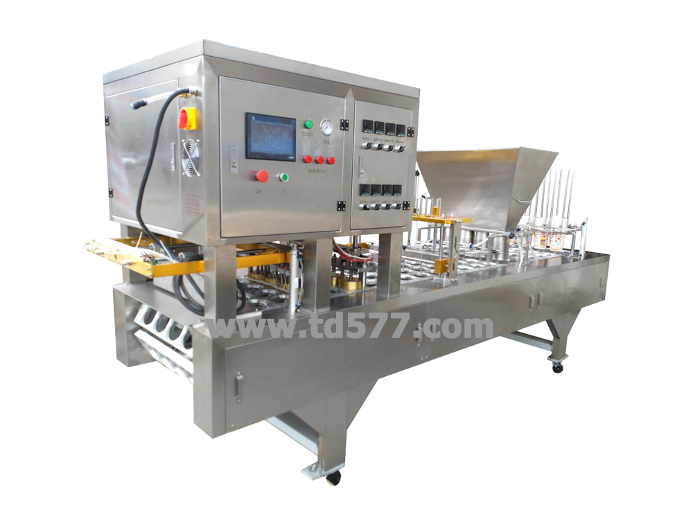 QCF-4 POPCORN CUP FILLING AND SEALING MACHINE