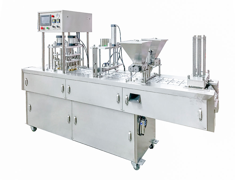 JQF-4 coffee capsule film filling and sealing machine